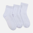 GIRLS SCHOOL QTR SOCKS 3 PAIRS