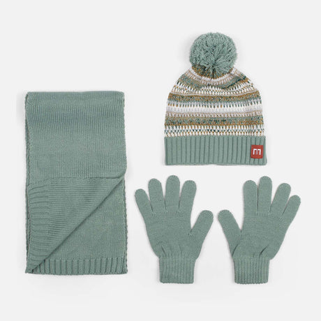 KIDS CAP, SCARF & GLOVES SET