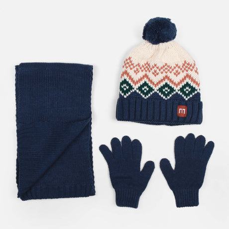 KIDS CAP, SCARF & GLOVES SET