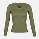 Ladies Basic Sweater v Neck