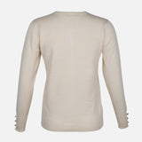 LADIES BASIC CARDIGAN CREWNECK