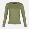 LADIES BASIC CARDIGAN CREWNECK