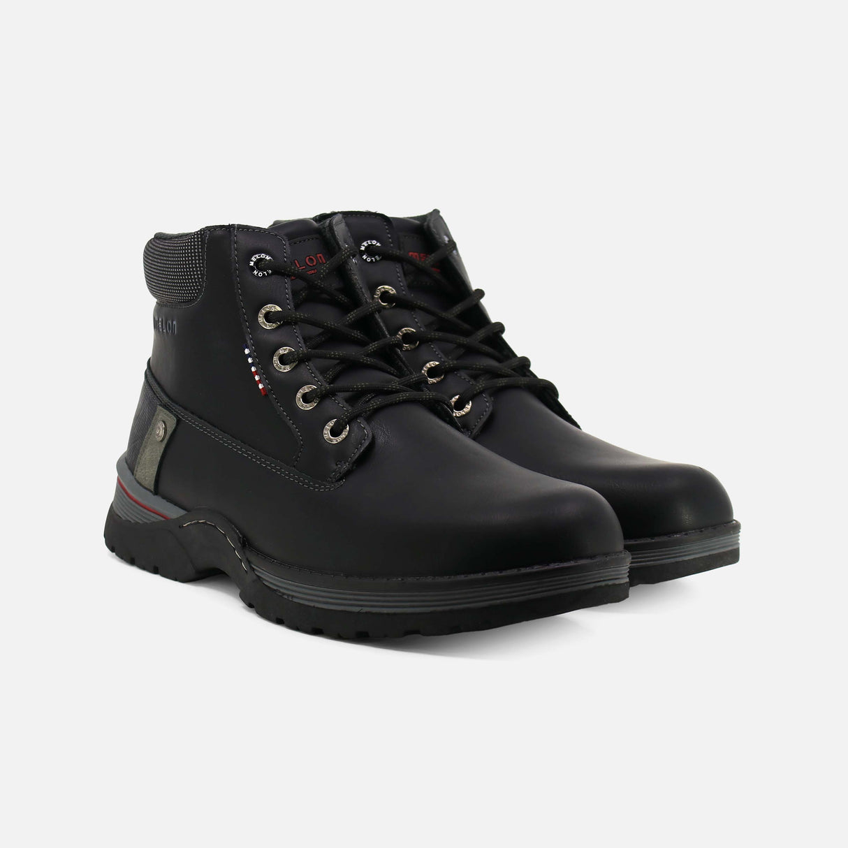 MEN CASUAL LACE-UP BOOTS