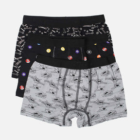 BOYS PRINTED BOXER 3 PIECES
