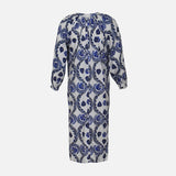 LADIES PRINTED VISCOSE LONG DRESS