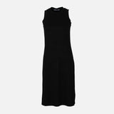 WOMEN MINI PQ S/L LONG DRESS