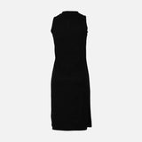 WOMEN MINI PQ S/L LONG DRESS