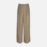 WOMEN LINEN BLEND CASUAL PANTS