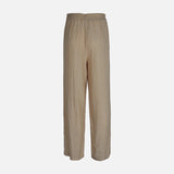 WOMEN LINEN BLEND CASUAL PANTS