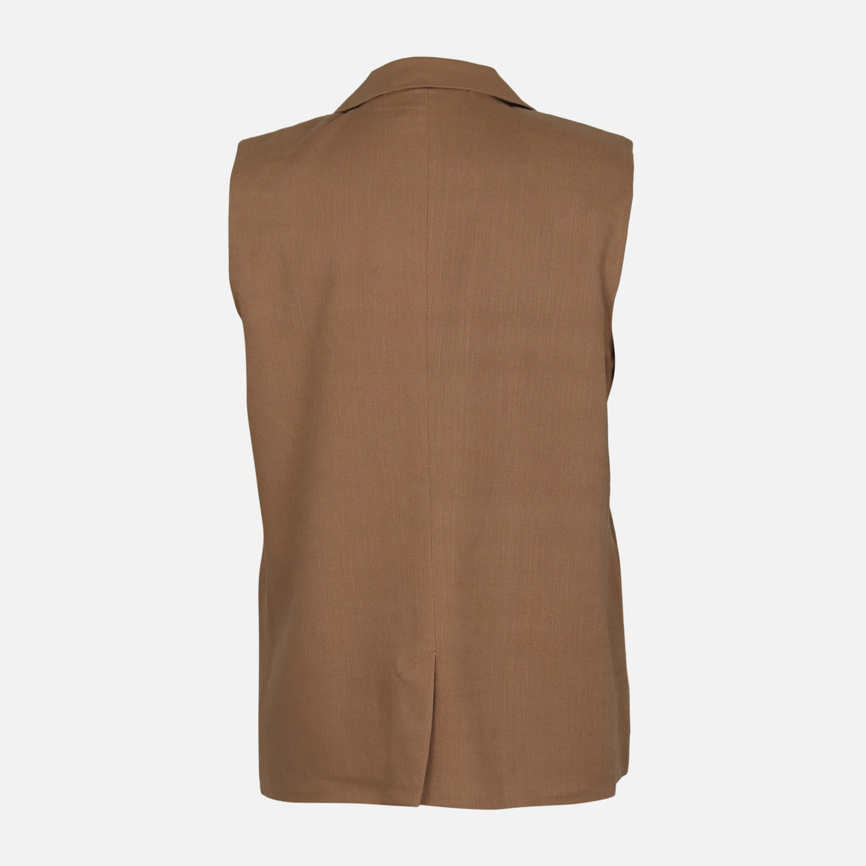 LADIES LINEN BLEND BLAZER VEST