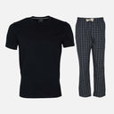 Men Pajama Set (Woven Pant + Basic Tee)