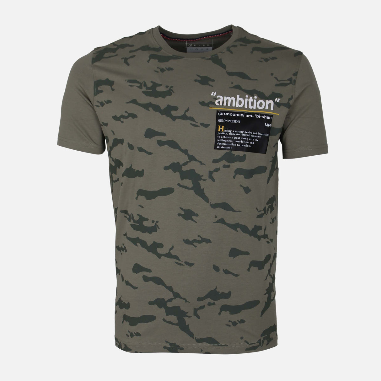 MEN CAMO T-SHIRT ROUND NECK