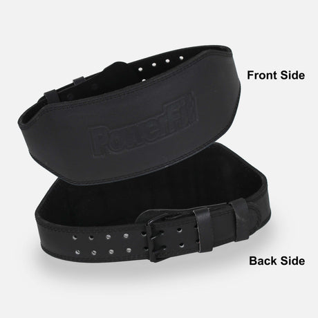 LEATHER WEIGHT LIFTING BELT 6INCH