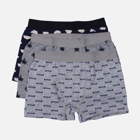 BOYS PRINTED BOXER 3 PIECES