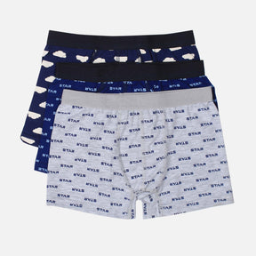 BOYS PRINTED BOXER 3 PIECES