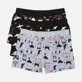 BOYS PRINTED BOXER 3 PIECES