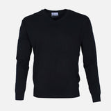 MEN BASIC SWEATER V NECK