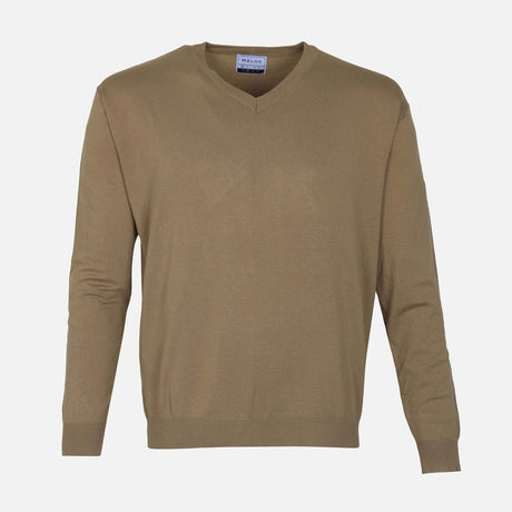 MEN BASIC SWEATER V NECK