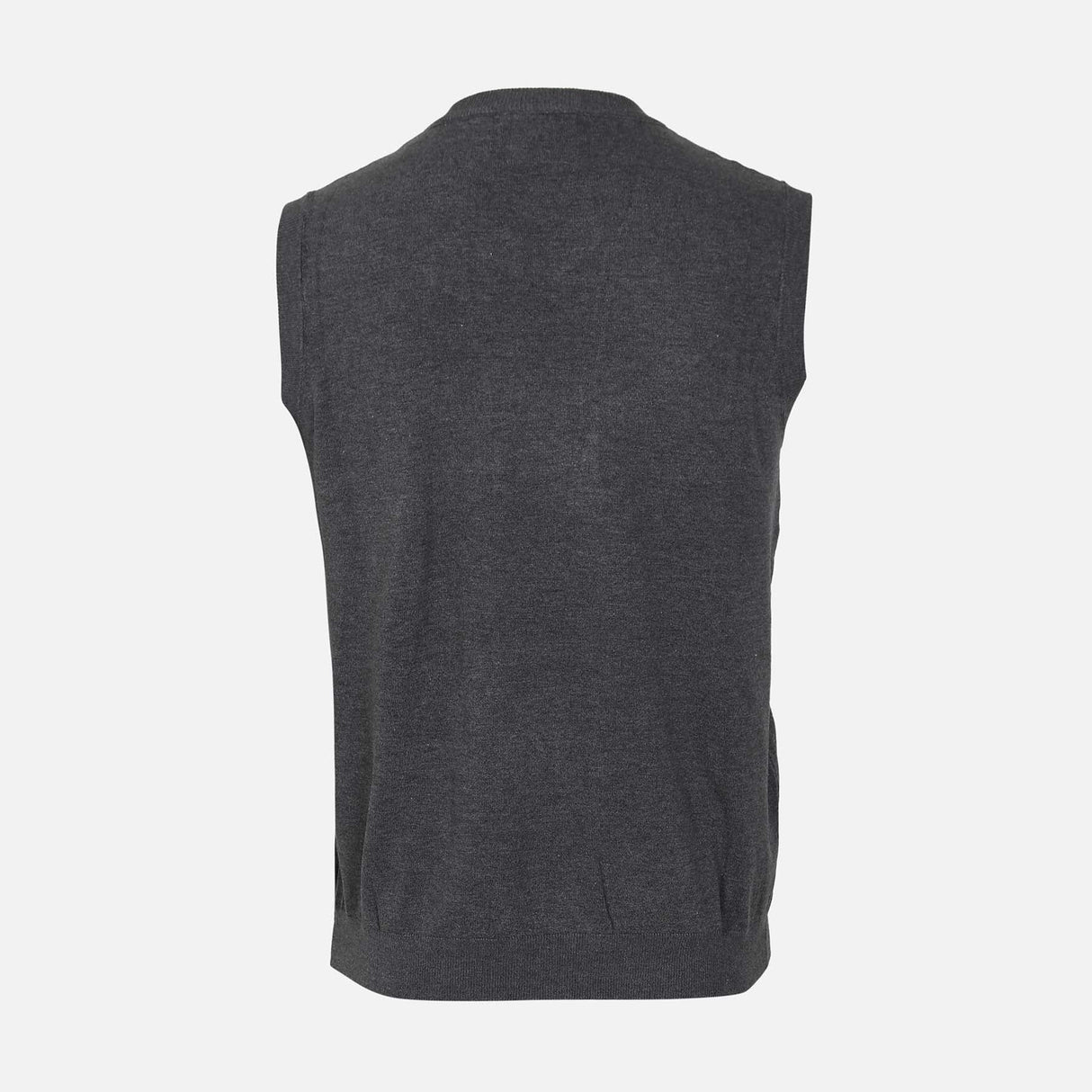 MEN BASIC SWEATER VEST V NECK