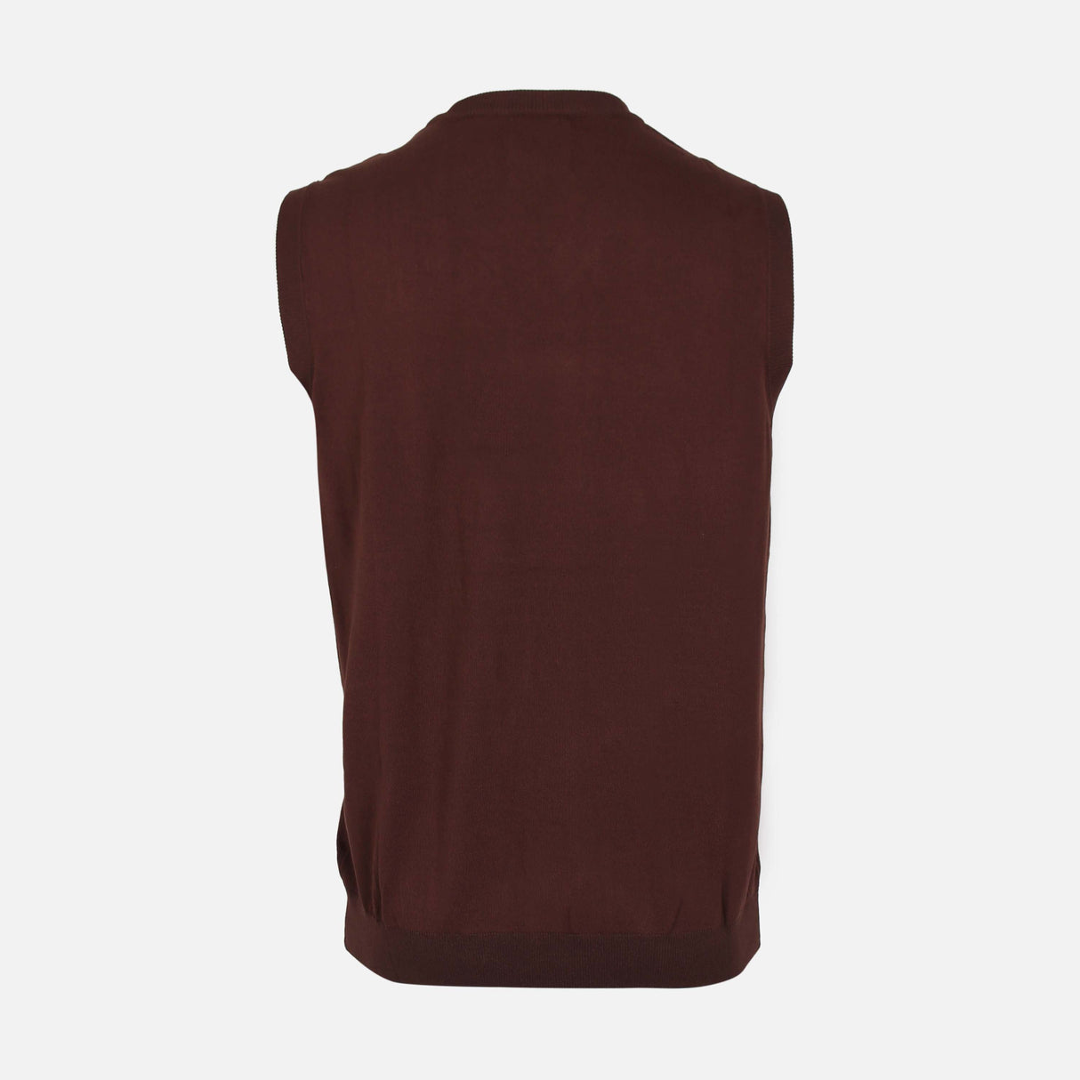 MEN BASIC SWEATER VEST V NECK