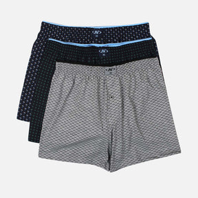 MEN TOWEL WAIST PRINTED BOXER 3 PIECES