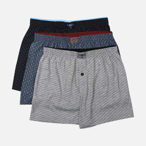 MEN TOWEL WAIST PRINTED BOXER 3 PIECES
