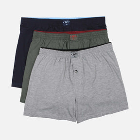 MEN TOWEL WAIST BASIC BOXER 3 PIECES