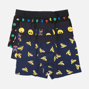 BOYS PRINTED BOXER 3 PIECES