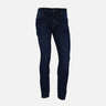 MEN CARROT FIT DENIM TROUSERS