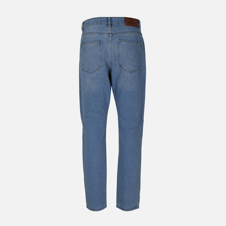 MEN REGULAR FIT DENIM TROUSERS