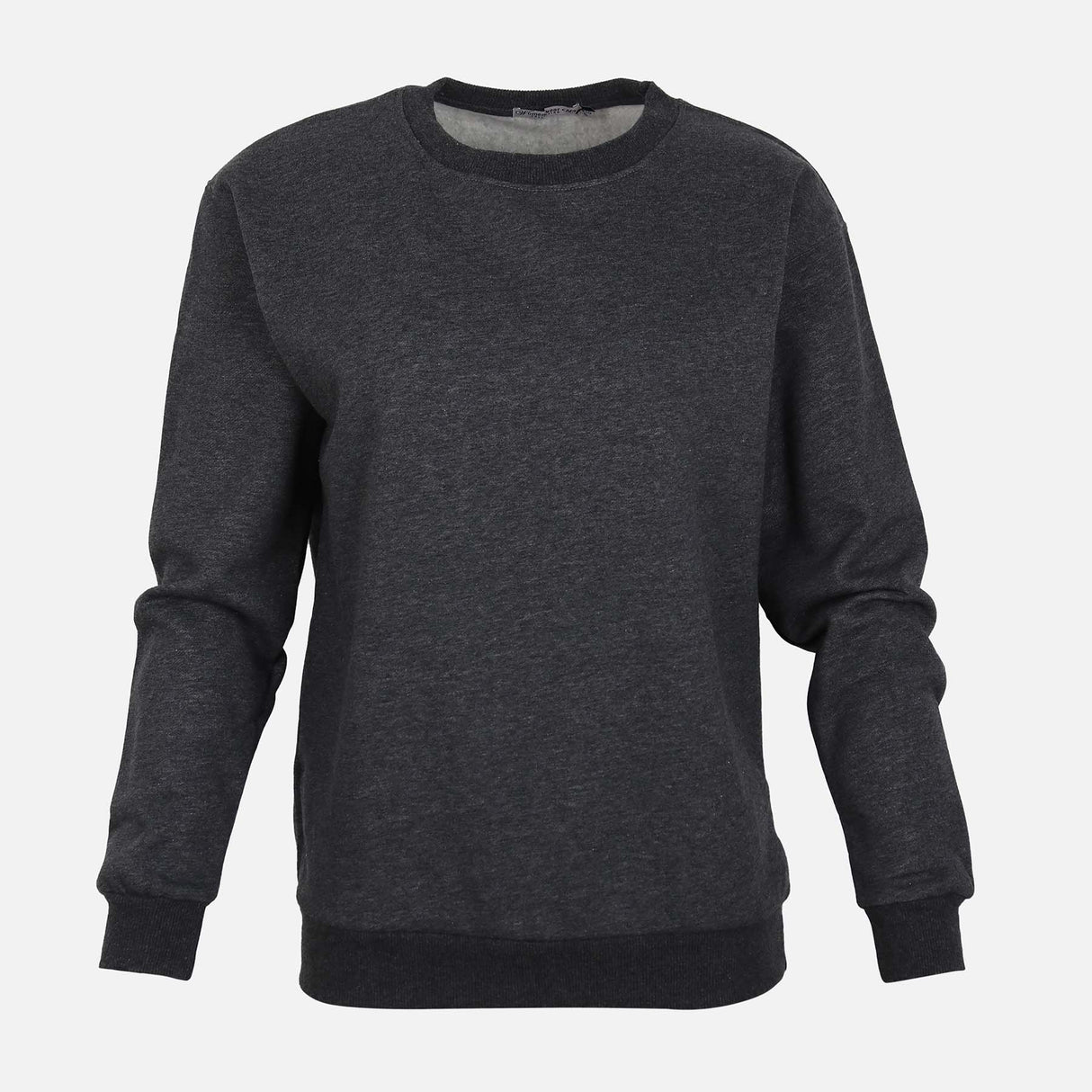 WOMEN BASIC FLEECE SWEATSHIRT