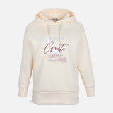 WOMEN INTERLOCK OVERSIZE HOODIE