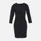 WOMEN SHIFLON MIDI DRESS