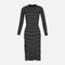 WOMEN KNIT YARN DIE DRESS