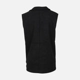 WOMEN SLEEVELESS WOOL VEST COAT