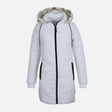 WOMEN HOODED LONG PADDED JACKET