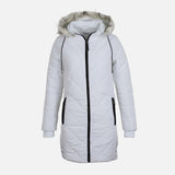 WOMEN HOODED LONG PADDED JACKET