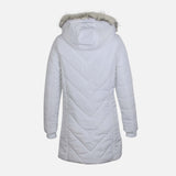 WOMEN HOODED LONG PADDED JACKET