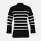 WOMEN STRIPED LONG SWEATER