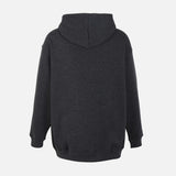 WOMEN FLEECE OVERSIZED LONG HOODIE