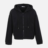 WOMEN SHERPA FLEECE HOODED JACKET