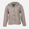 WOMEN SHERPA HOODED JACKET