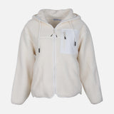 WOMEN SHERPA HOODED JACKET