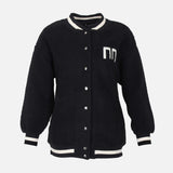 WOMEN SHERPA VARSITY JACKET