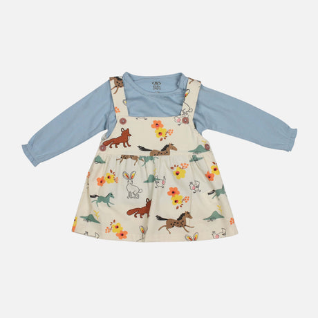 INFANT GIRLS CORDUROY TUNIC SET