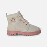 GIRLS CASUAL LACE-UP BOOTS