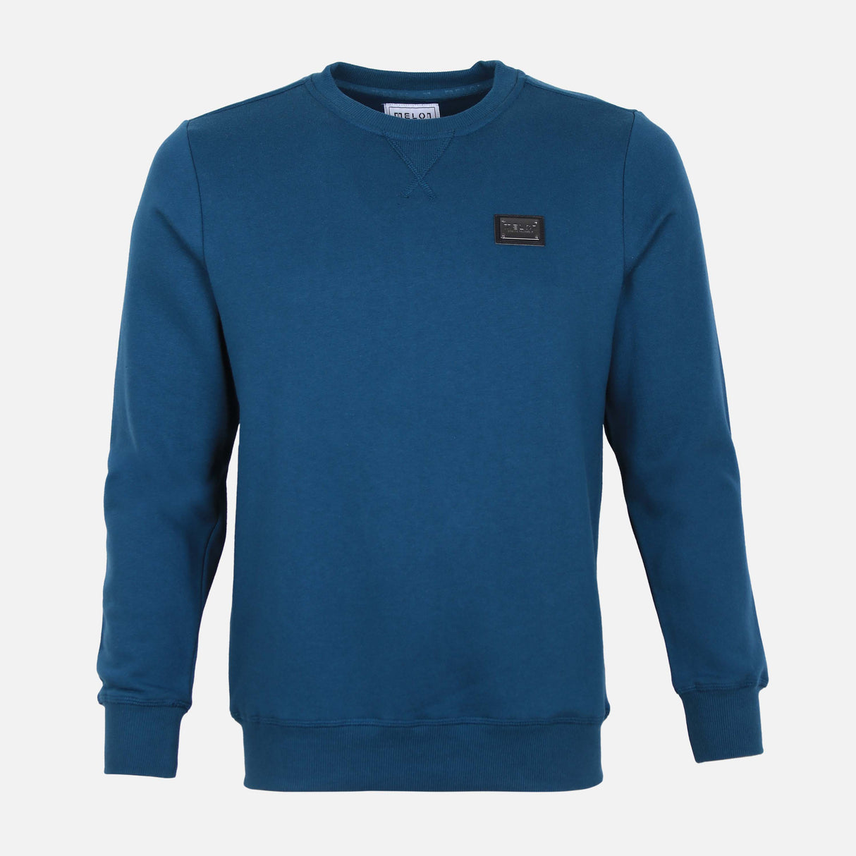 MEN SOLID FLEECE PULLOVER