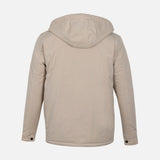 MEN WOVEN HOODED JACKET