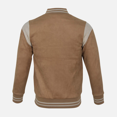 MEN LEATHER CARDIGAN