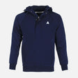 MEN HALF-ZIP HOODED CARDIGAN